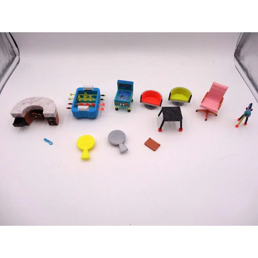 LOL Surprise OMG Doll House Furniture Game Room Bar Arcade Game Chair‎ and More